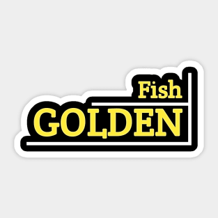 Golden fish Sticker